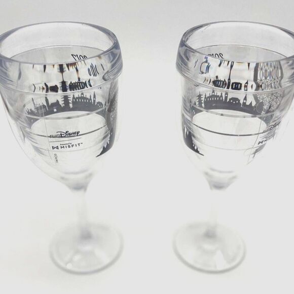 2 Tervis Disney 2017 runDisney Wine & Dine Marathon Insulated Wine Glasses-New - Picture 2 of 5
